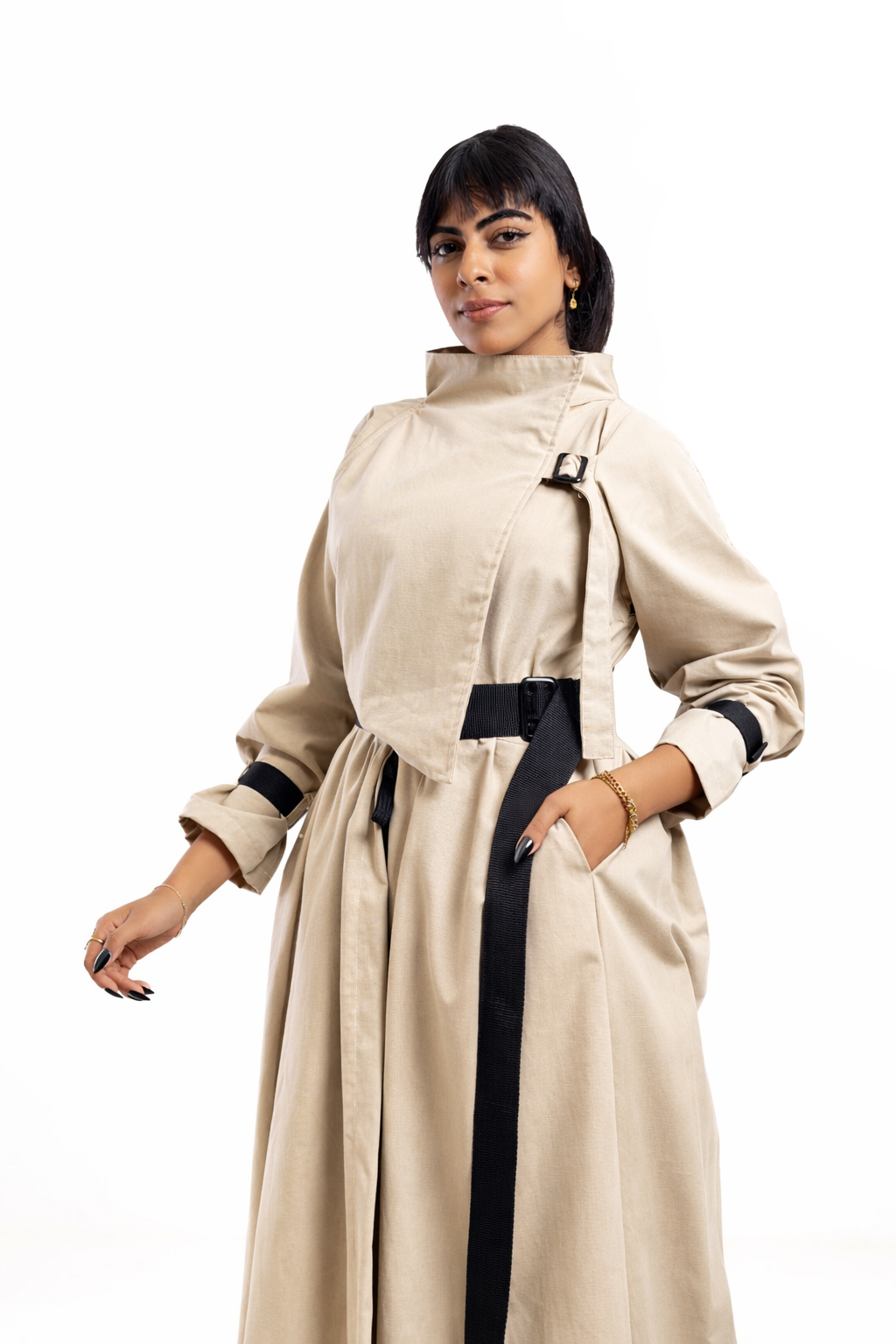 elegance in arc trench dress elegance in arc trench dress