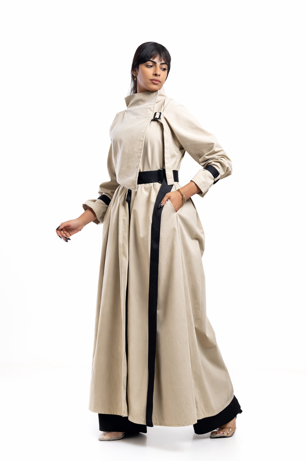 elegance in arc trench dress elegance in arc trench dress