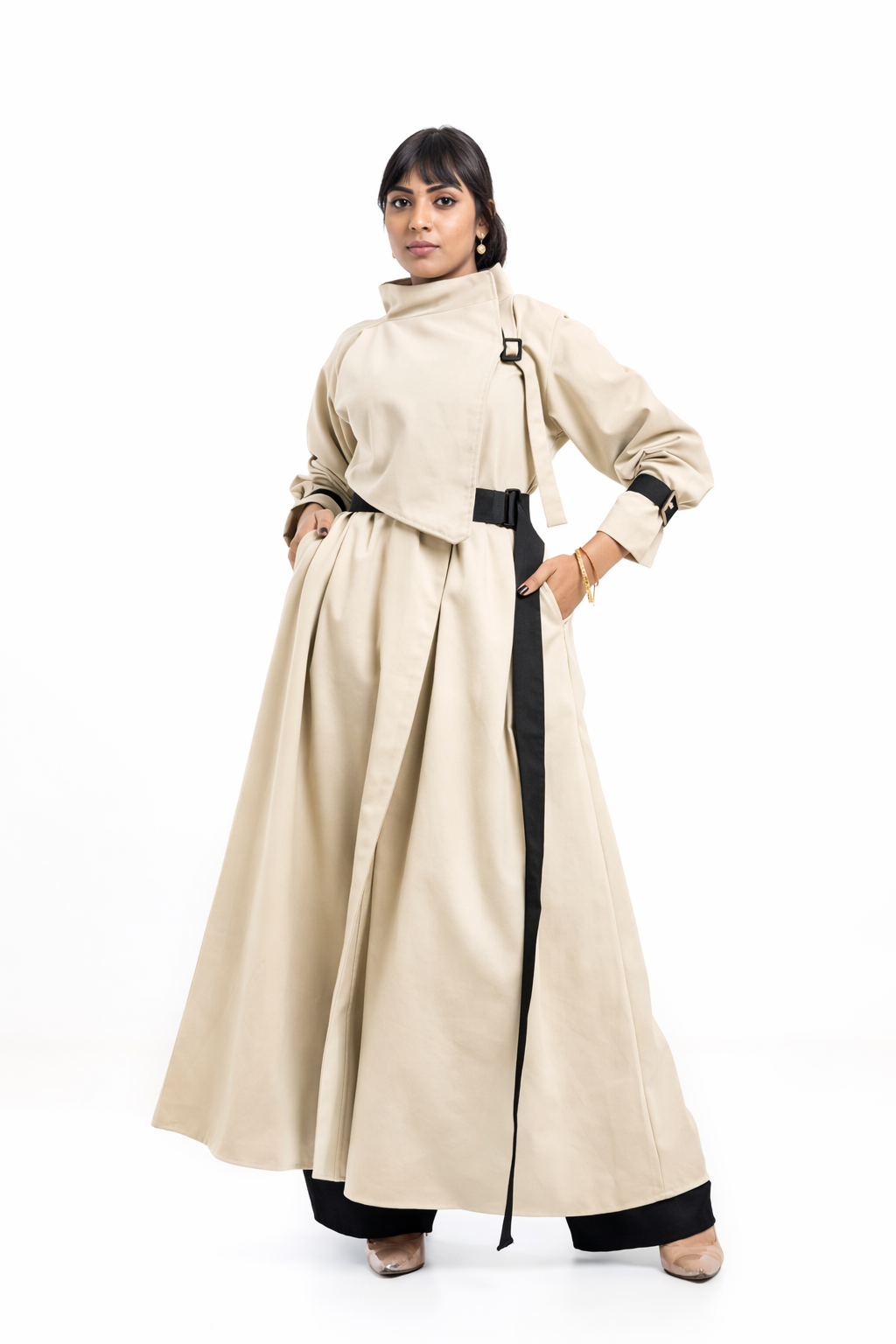 elegance in arc trench dress elegance in arc trench dress